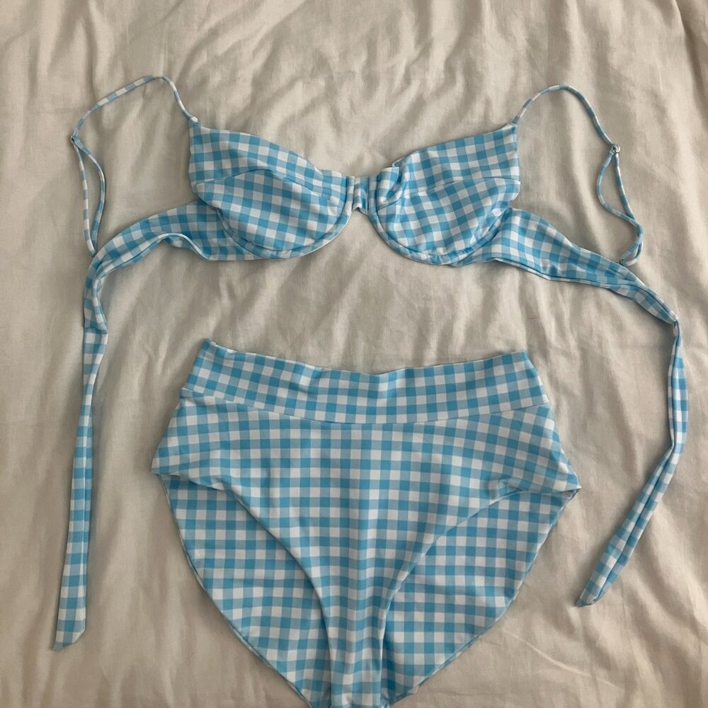 XL Skatie Bikini Set in Kansas print